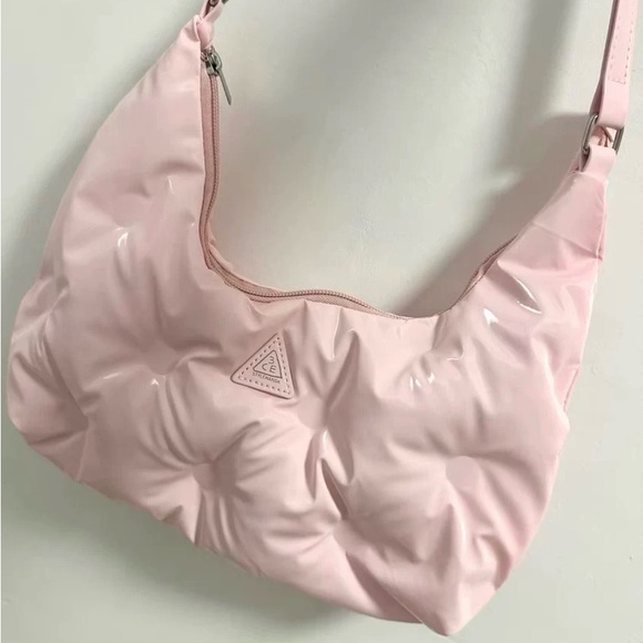 NWT 3CE pink shoulder bag puffer bag - Picture 1 of 2